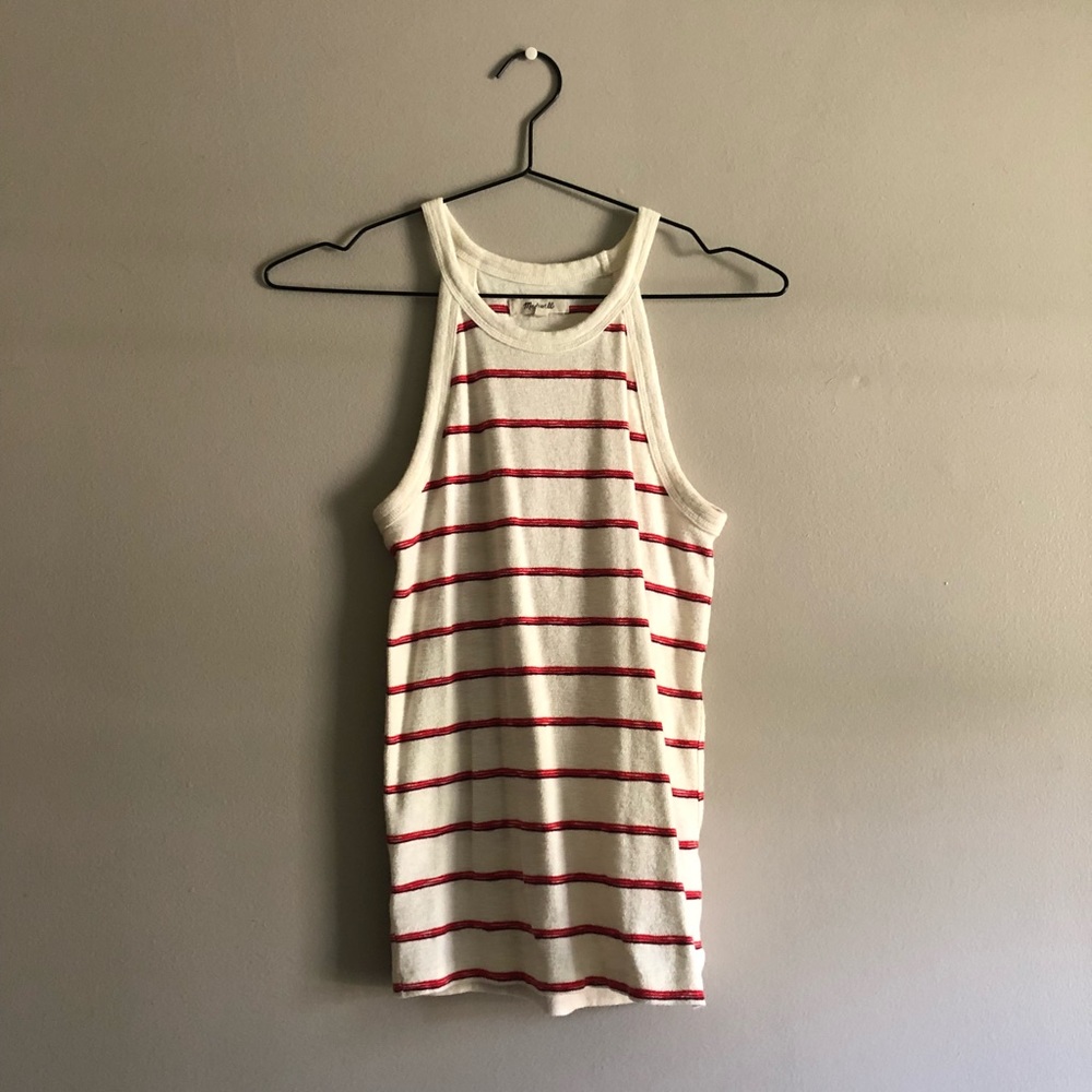 Madewell Timeoff Tank in Shawn Stripe - Picture 3 of 4